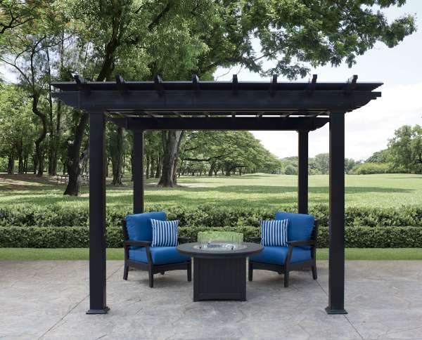 Black Vinyl Pergola 1