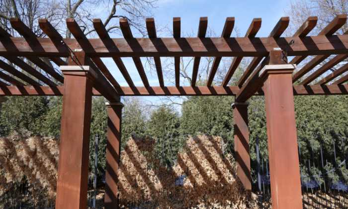 Stone Pergola