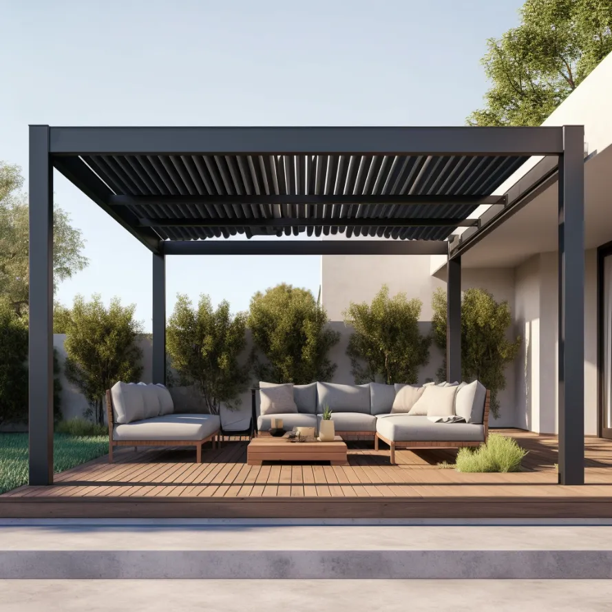 Modern Oasis Pergola - Aluminum Pergola Design