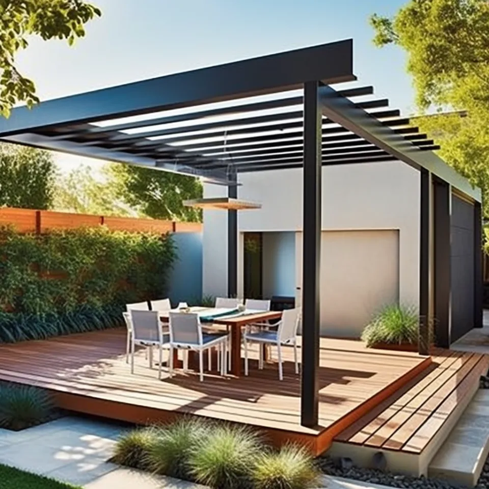 Urban Chic Pergola - Aluminum Pergola Design