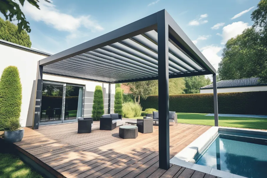 Luxe Leisure Pergola - Aluminum Pergola Design