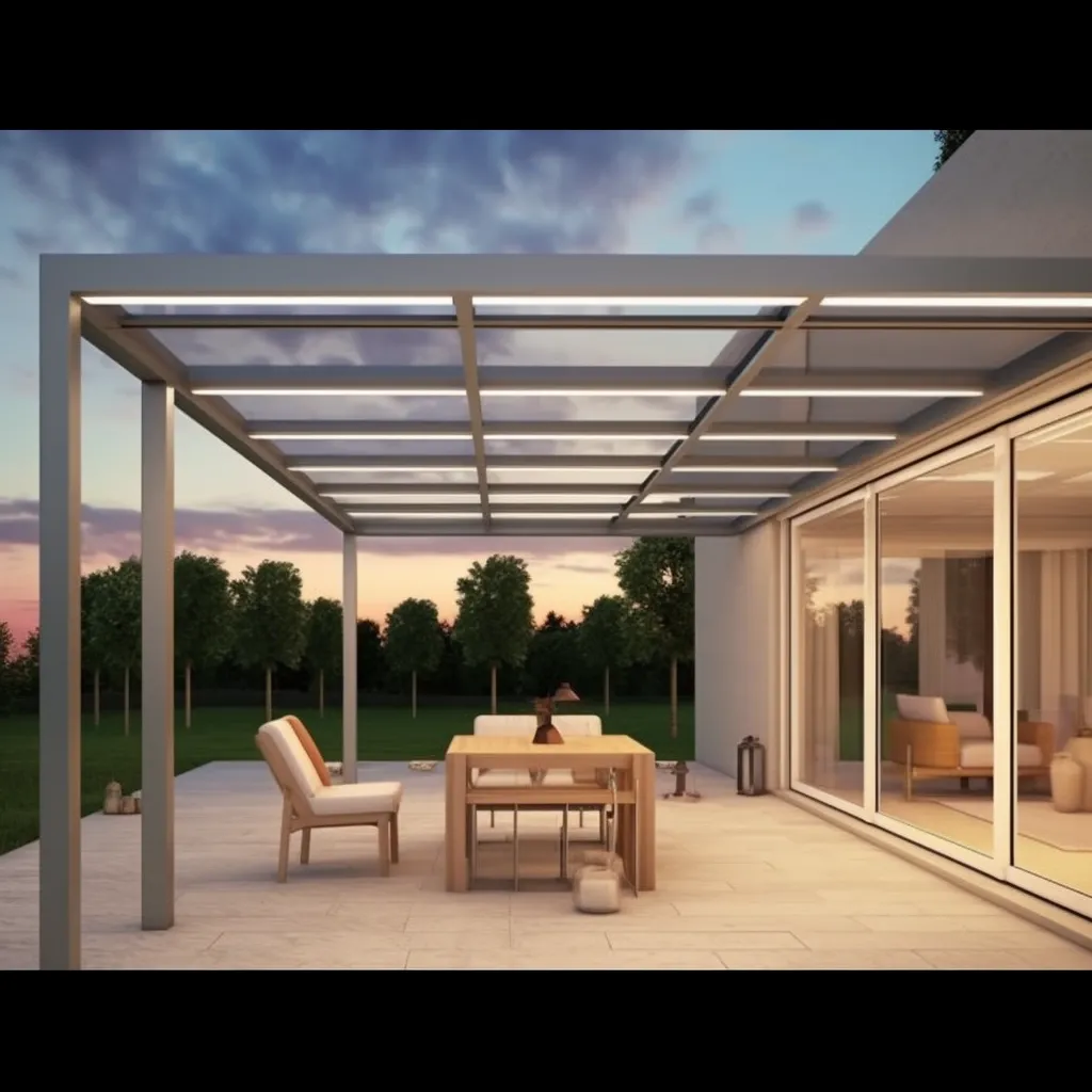 Serene Sunset Sanctuary Pergola - Aluminum Pergola Design