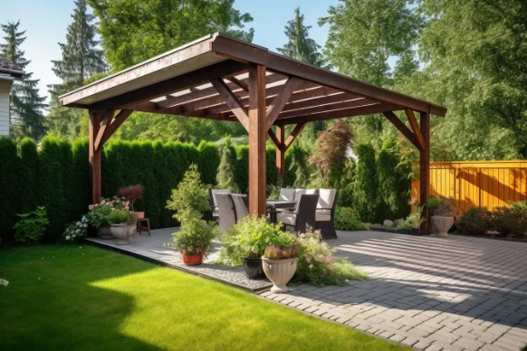 Rustic Garden Canopy Pergola - Pergola Design