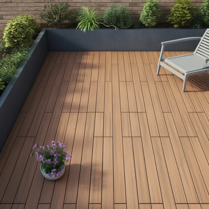 Minimalist Garden Deck