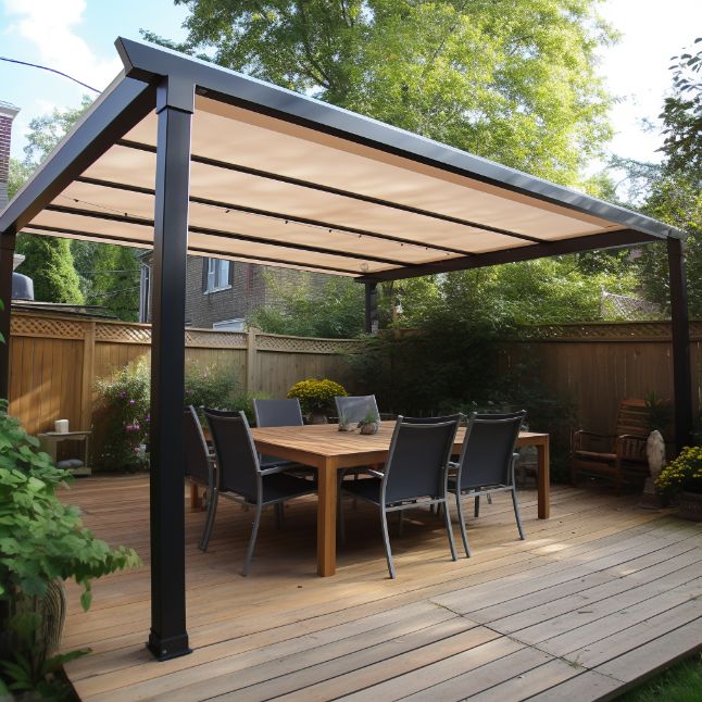 how to build a simple free standing pergola