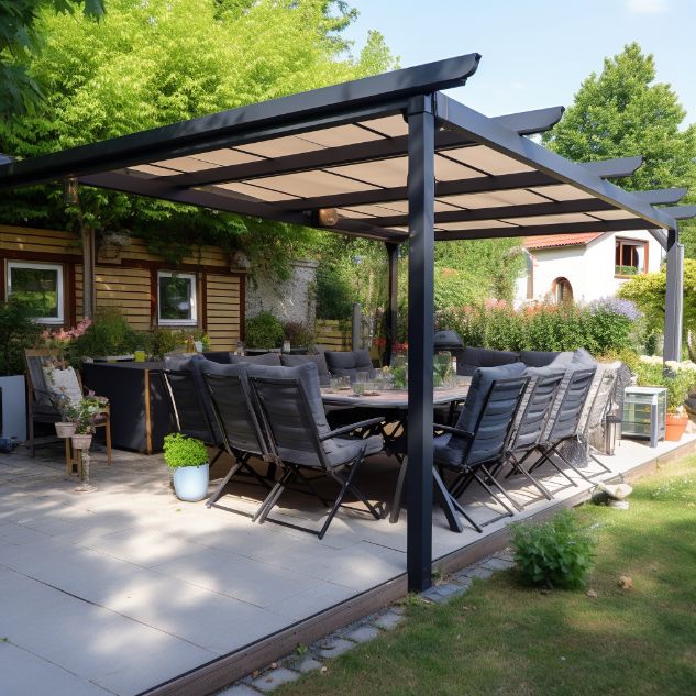 how to build an attached garage pergola
