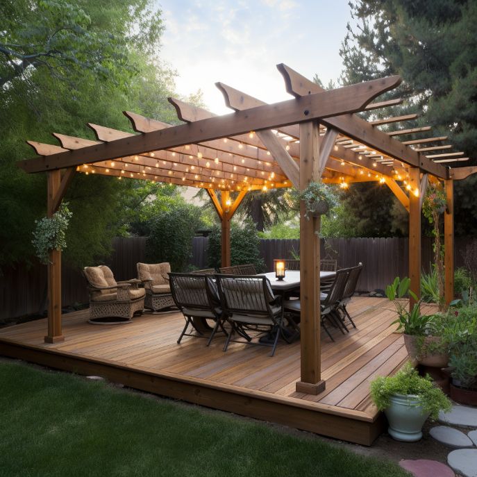 How To Build Outdoor Wood Pergola - Egy Gazebo