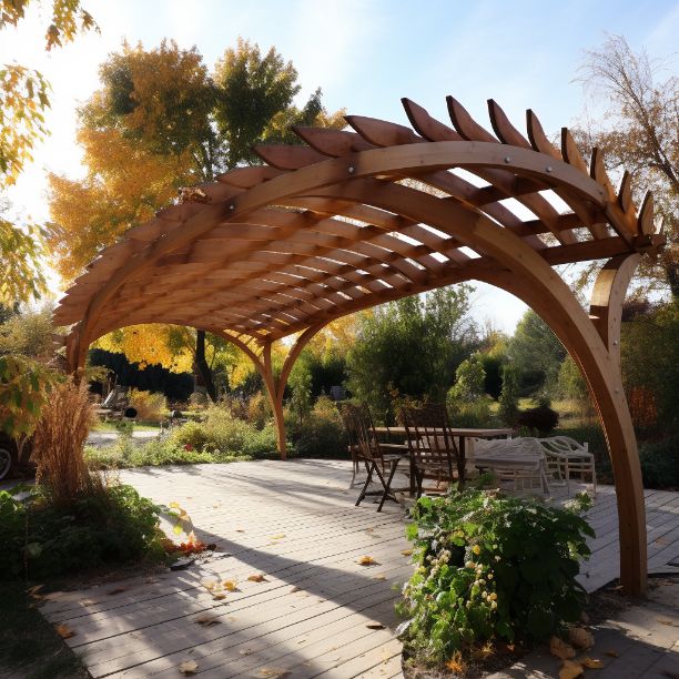 how to construct a pergola attached to your house
