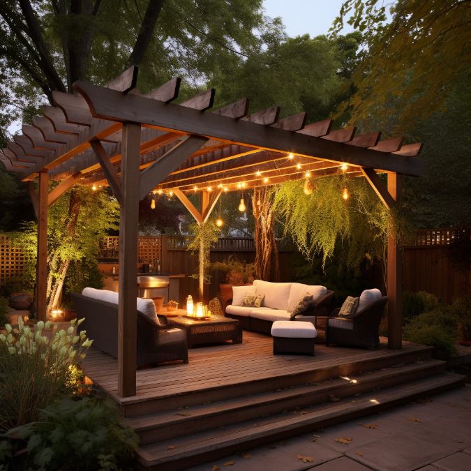 How To Decorate Pergola - Egy Gazebo