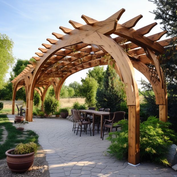 How To Hang Fairy Lights On Pergola Egy Gazebo