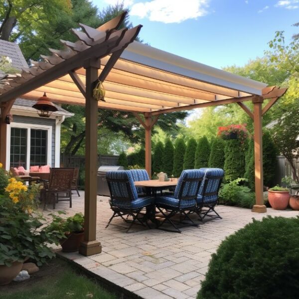 How To Put A Pergola On Pavers - Egy Gazebo