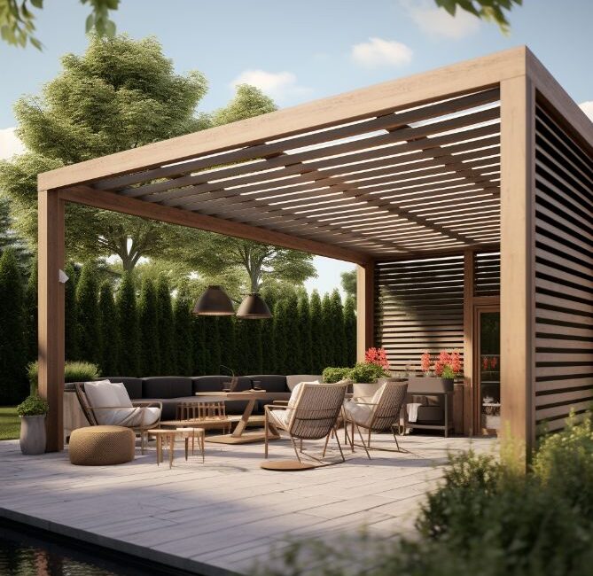 how to style a pergola