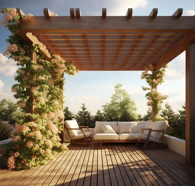 how to support a pergola on a deck