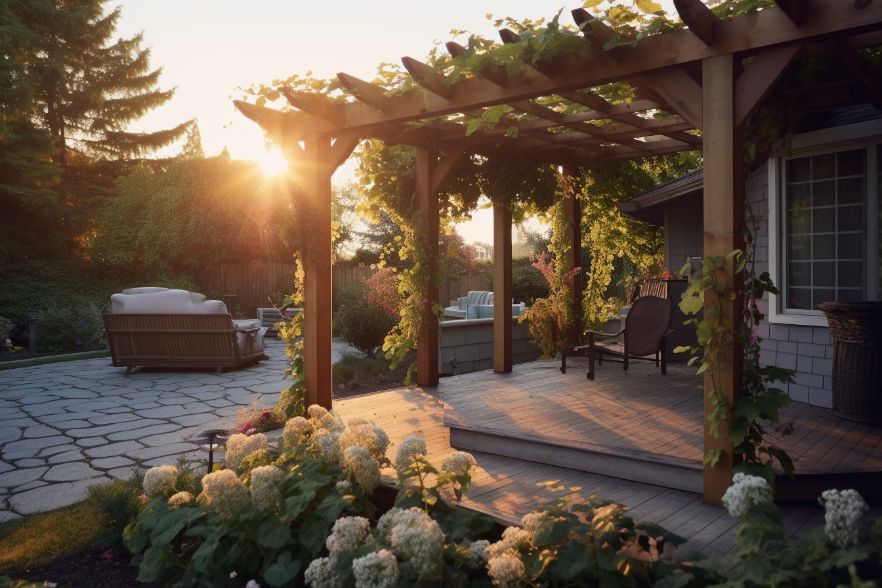 is a pergola an outbuilding