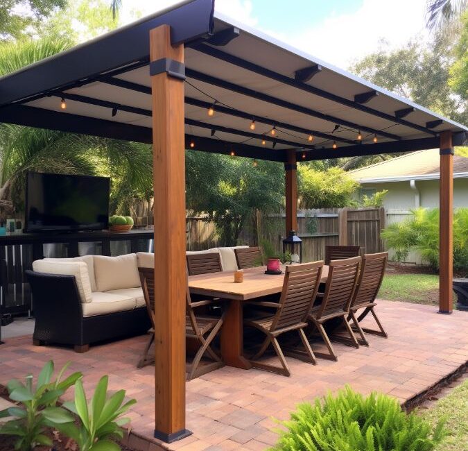 what is a covered pergola called