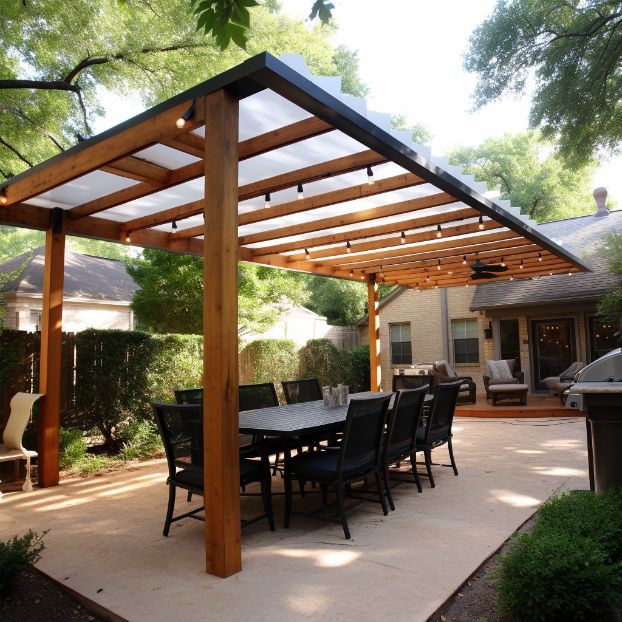 what is a good height for a pergola
