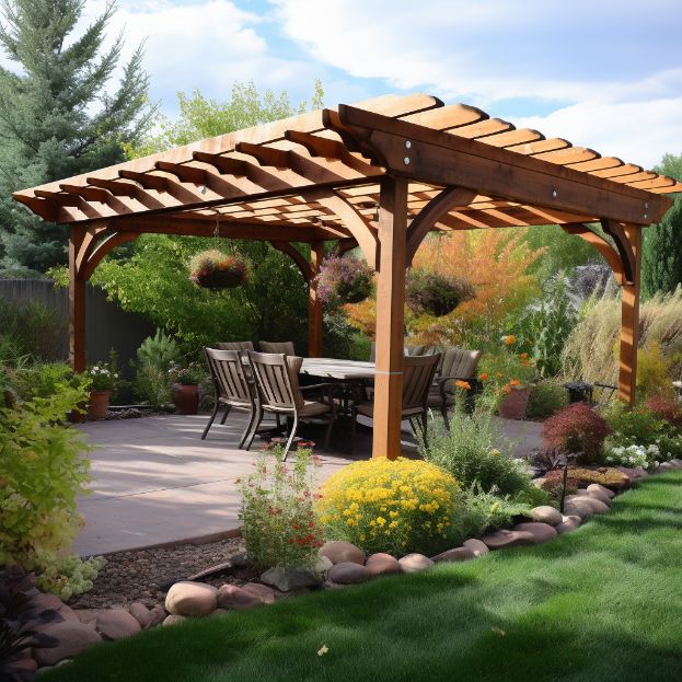 what is pergola made of