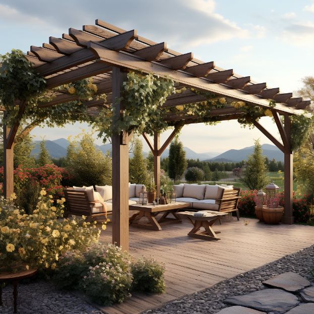 what is the longest span for a pergola
