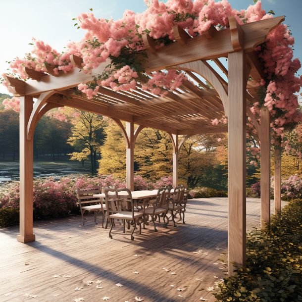 what is the standard height of a pergola