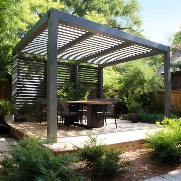 what size post for pergola