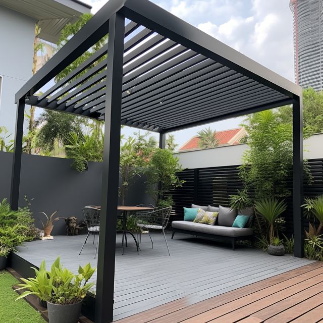 what size posts do i need for a pergola