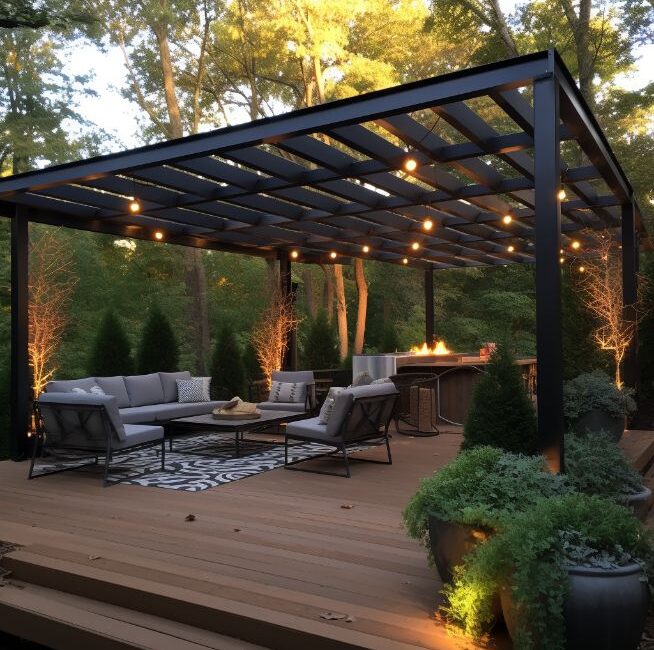 what to put on top of a pergola